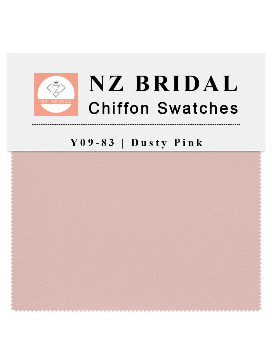 Dusty Pink Fabric Swatch Samples Chiffon
