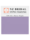 Dusty Purple Fabric Swatch Samples Chiffon