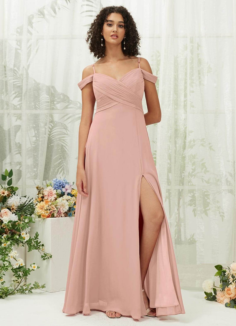 Dusty Pink Sweetheart Chiffon Convertible Bridesmaid Dress Pocket NZ Bridal Dusty Pink Sweetheart Chiffon Convertible Bridesmaid Dress Pocket NZ Bridal