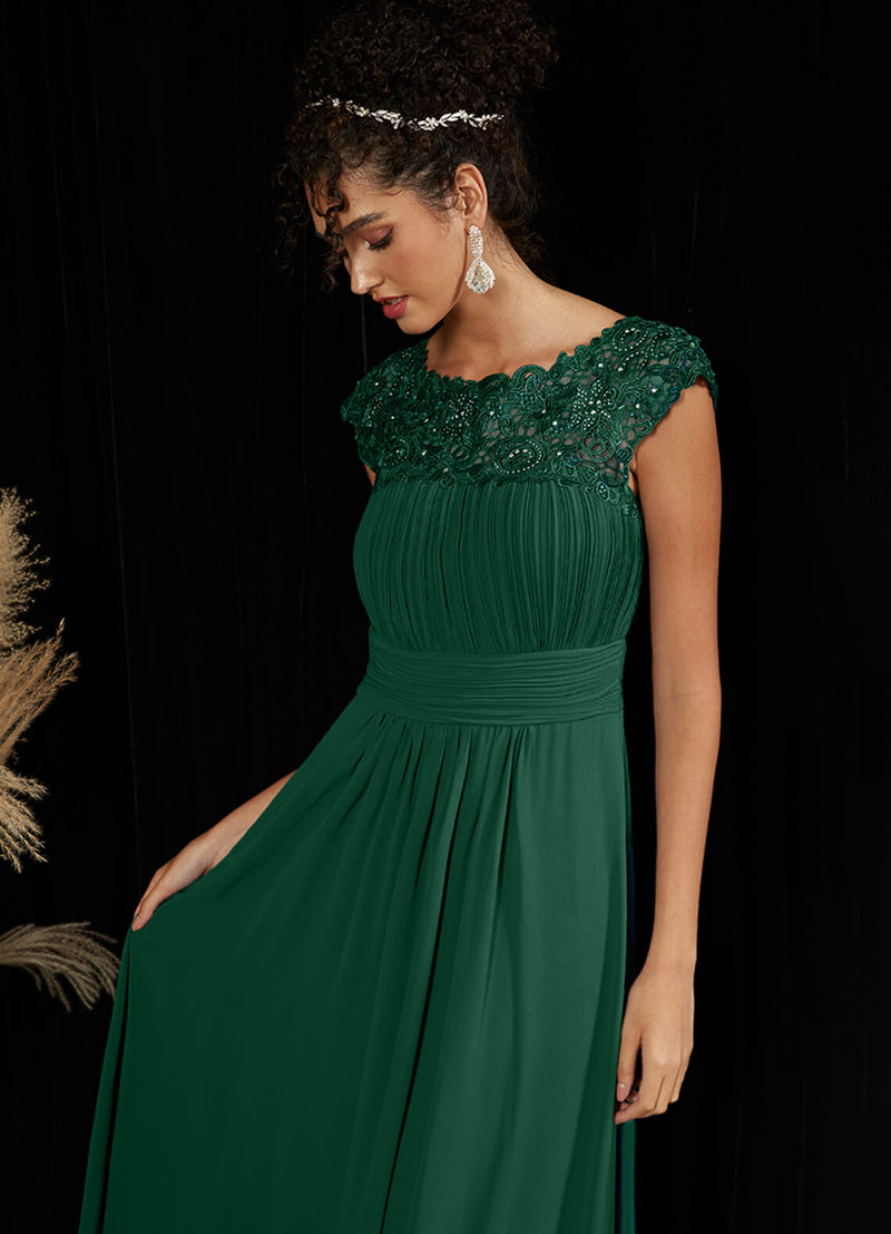 formal elegant dresses for women Formal Evening Dresses With Slit Elegant A-line Lace Long Prom Dresses