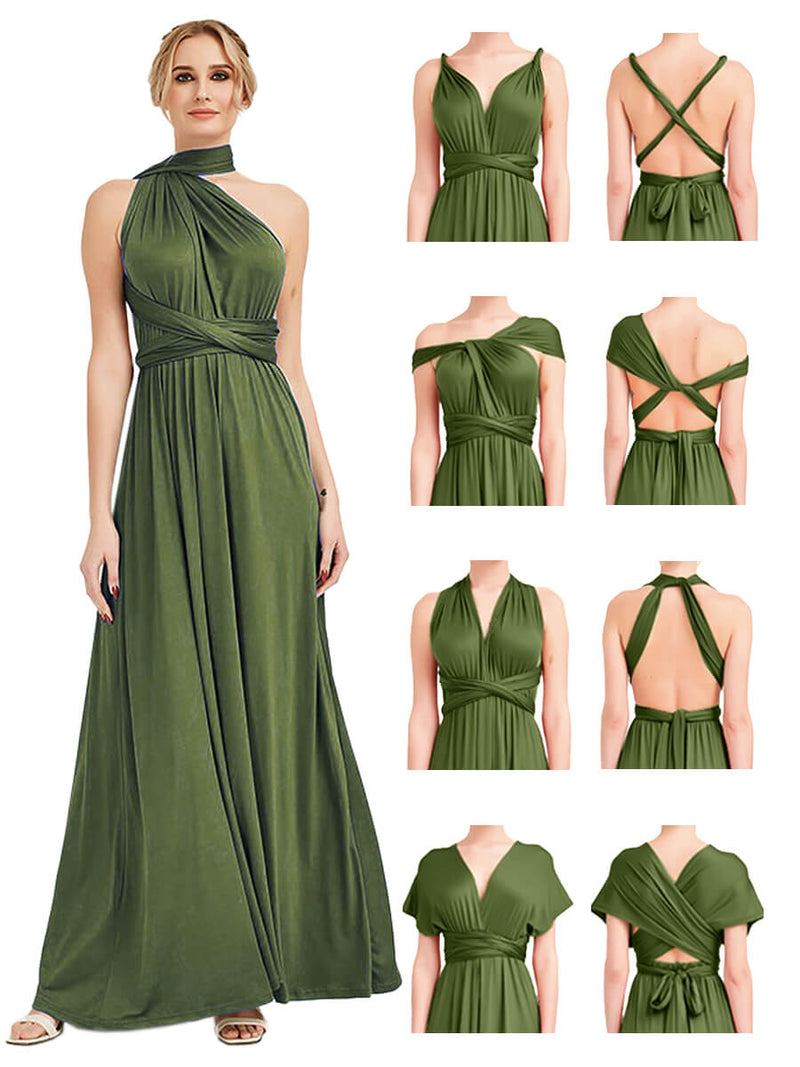 Final Sale] Olive Infinity Wrap Bridesmaid Convertible Dress – NZ