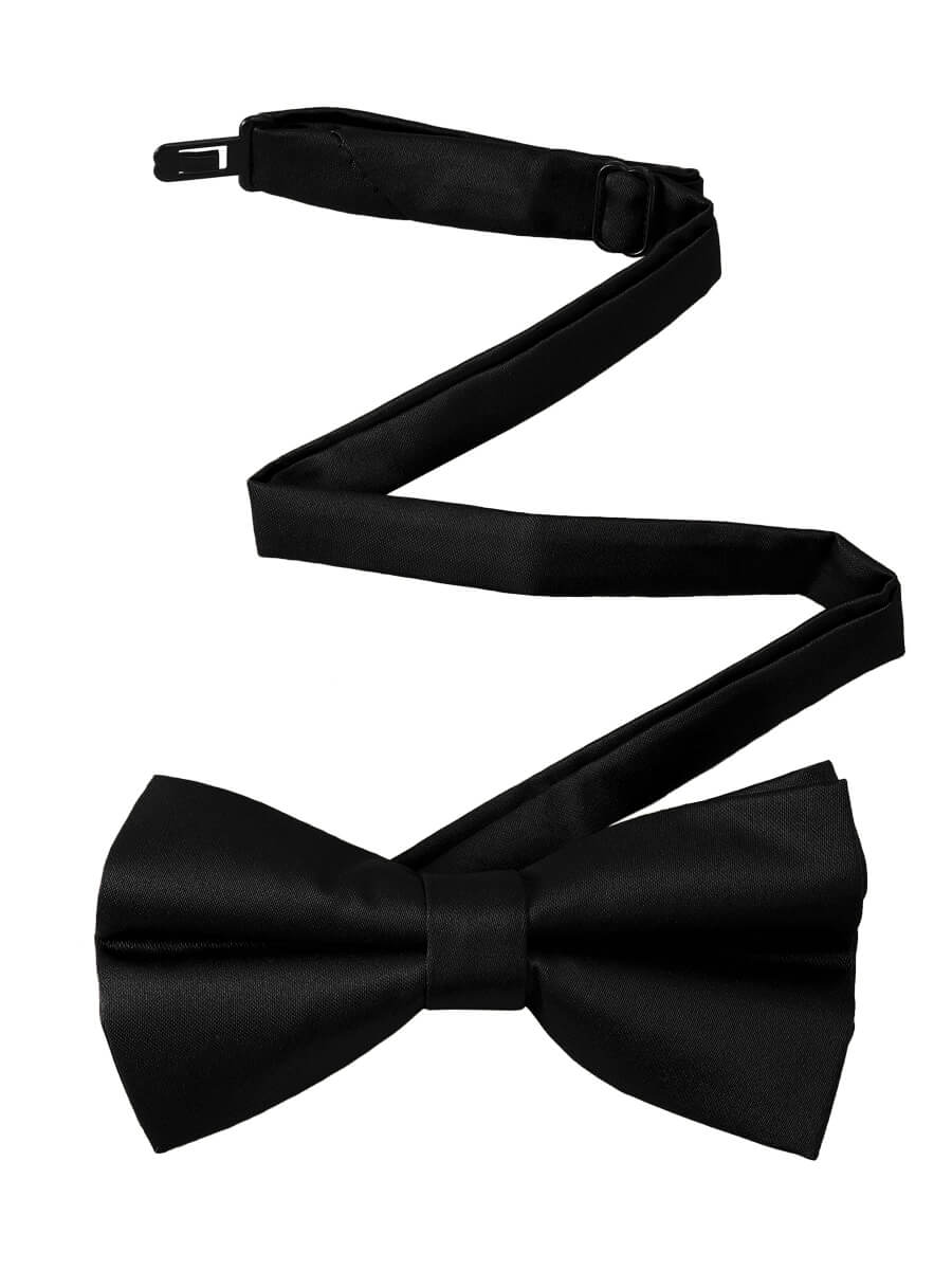 NZ Bridal Neckties Men Bow Tie Adult Black