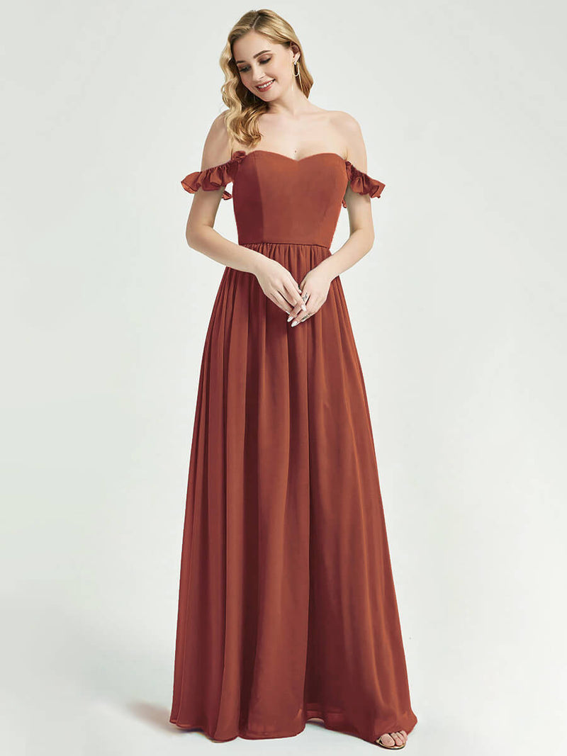 Cinnamon Rose 1 Of 3 Convertible Ways Chiffon Bridesmaid Dress Wynne NZ Bridal Cinnamon Rose 1 Of 3 Convertible Ways Chiffon Bridesmaid Dress Wynne NZ Bridal