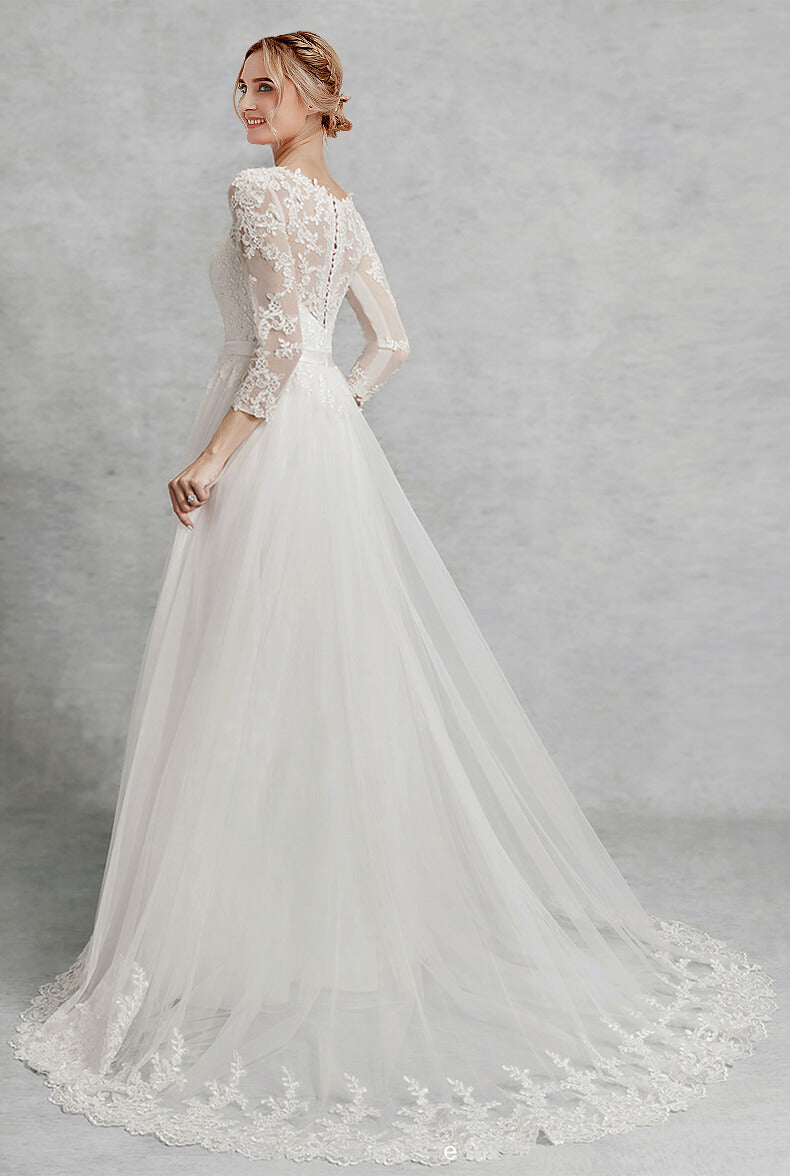 long sleeve lace wedding dress nz The Best Long Sleeve Wedding Dresses Grace Loves Lace NZ