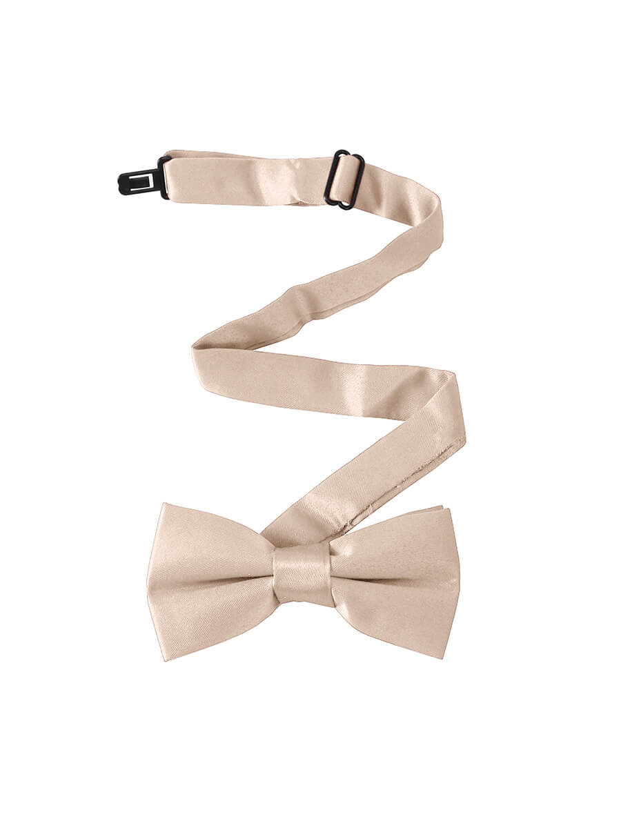 NZ Bridal Neckties Men Bow Tie Adult Champagne