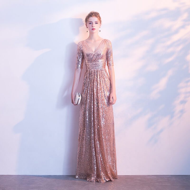 rose gold dress nz rose gold sequin dress My Moment Rose Gold Sequin Dress Love Always Boutique