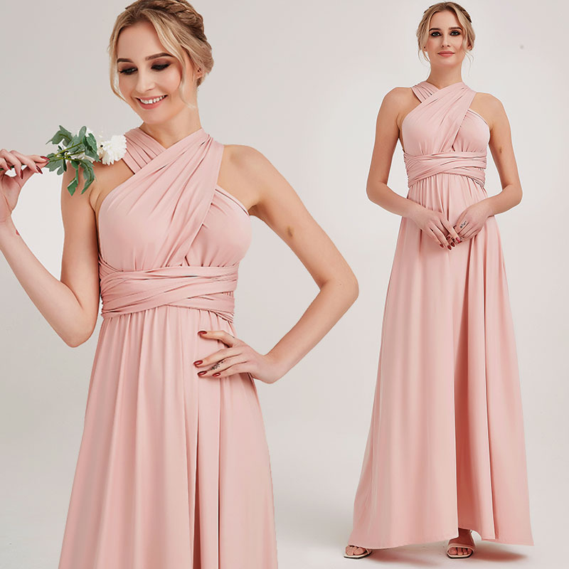 Blush Infinity Wrap Dresses NZ Bridal Convertible Bridesmaid Dress One Dress Endless possibilities