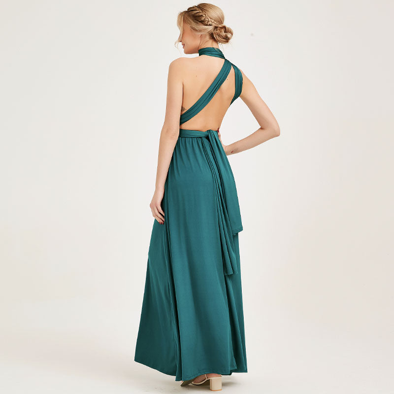 teal multiway bridesmaid dress TDY Teal Green Maxi / Short Bridesmaid Dress Convertible Dress Infinity Dress Multiway Wedding Cocktail Dress (regular & Plus Size)
