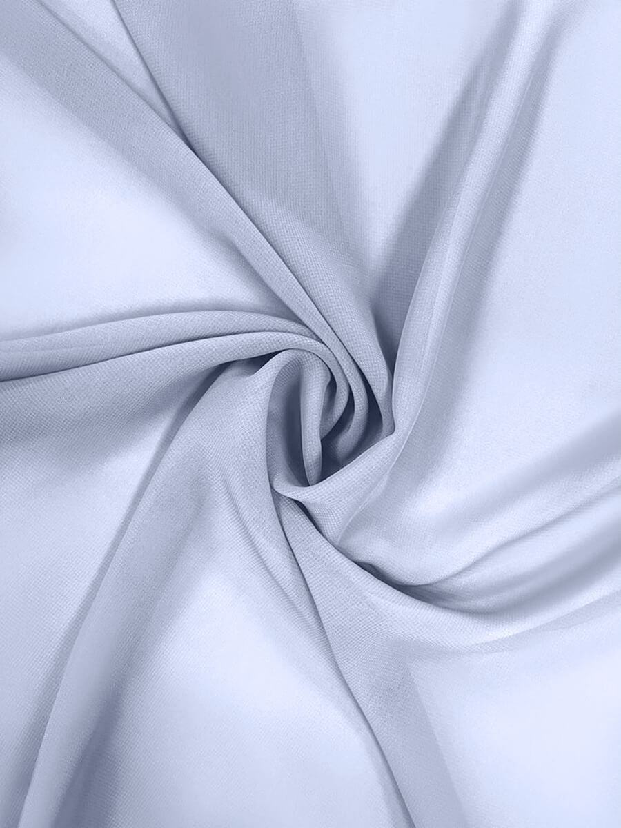 NZBridal Chiffon Fabric By The 1/2 Yard Lavender