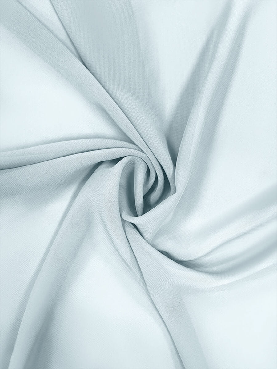 NZBridal Chiffon Fabric By The 1/2 Yard Mist