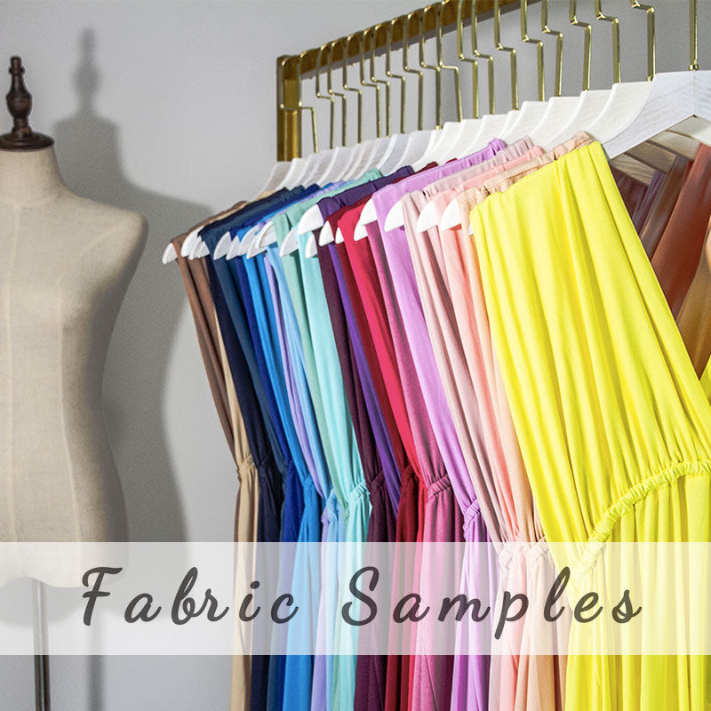 Fabric Swatches For Classic Stretchy Infinity Bridesmaid Dress NZ Bridal Fabric Swatches For Classic Stretchy Infinity Bridesmaid Dress NZ Bridal