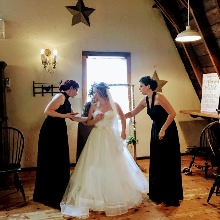 Black Bridesmaid Dress