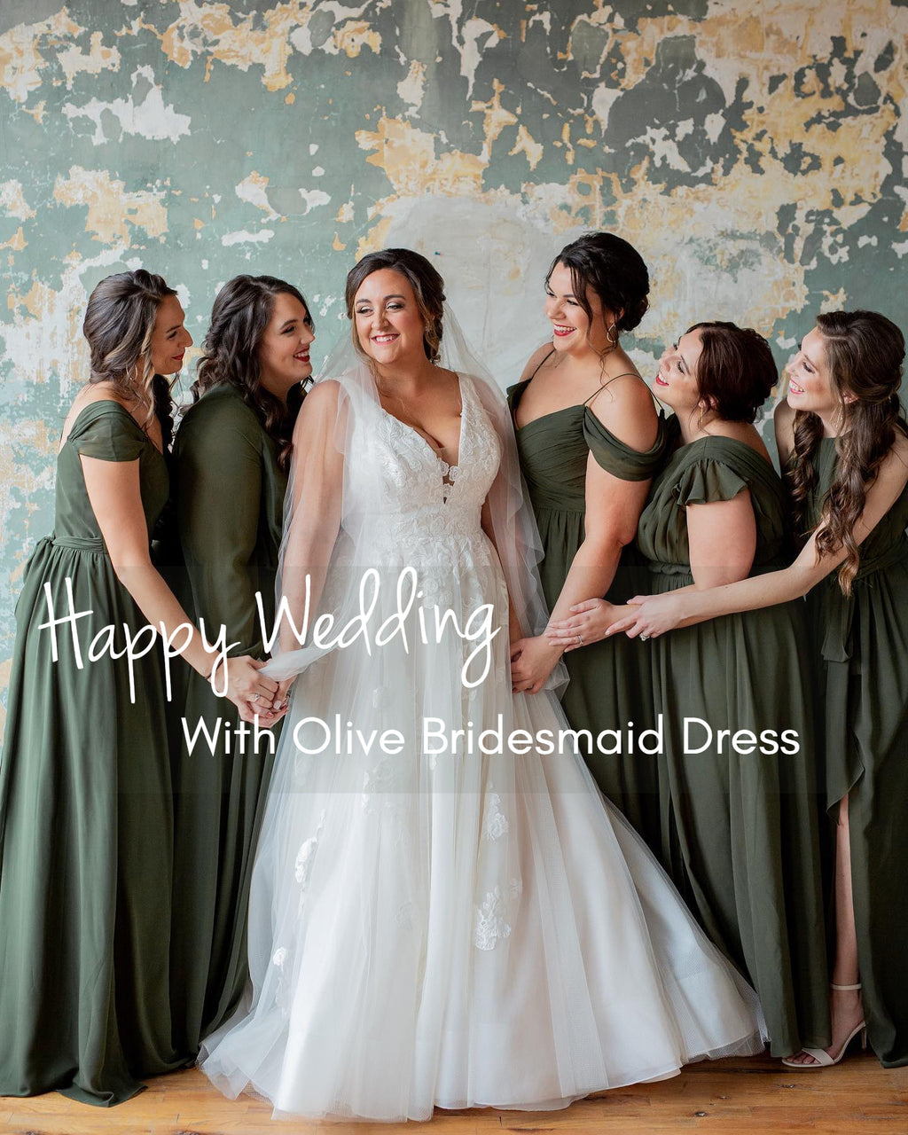 Olive Bridesmaid Dress