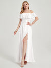 2 Ways Convertible Chiffon Bridesmaid Dress Iris