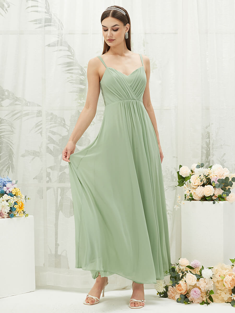 MULTI WAY Open V-Back Lace Applique Bridesmaid Dress Aria