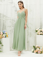 Aria MULTI WAY Open V-Back Lace Applique Bridesmaid Dress 