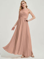 English Rose Sleeveless Bridesmaid Dress-Flori