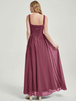 Mulberry V Bridesmaid Dress for Wedding Party-Flori