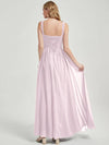 Pale Rose Sleeveless Bridesmaid Dress-Flori