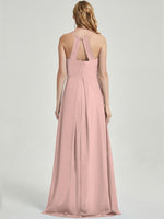 Dusty Pink Chiffon Bridesmaid Dress Sarah