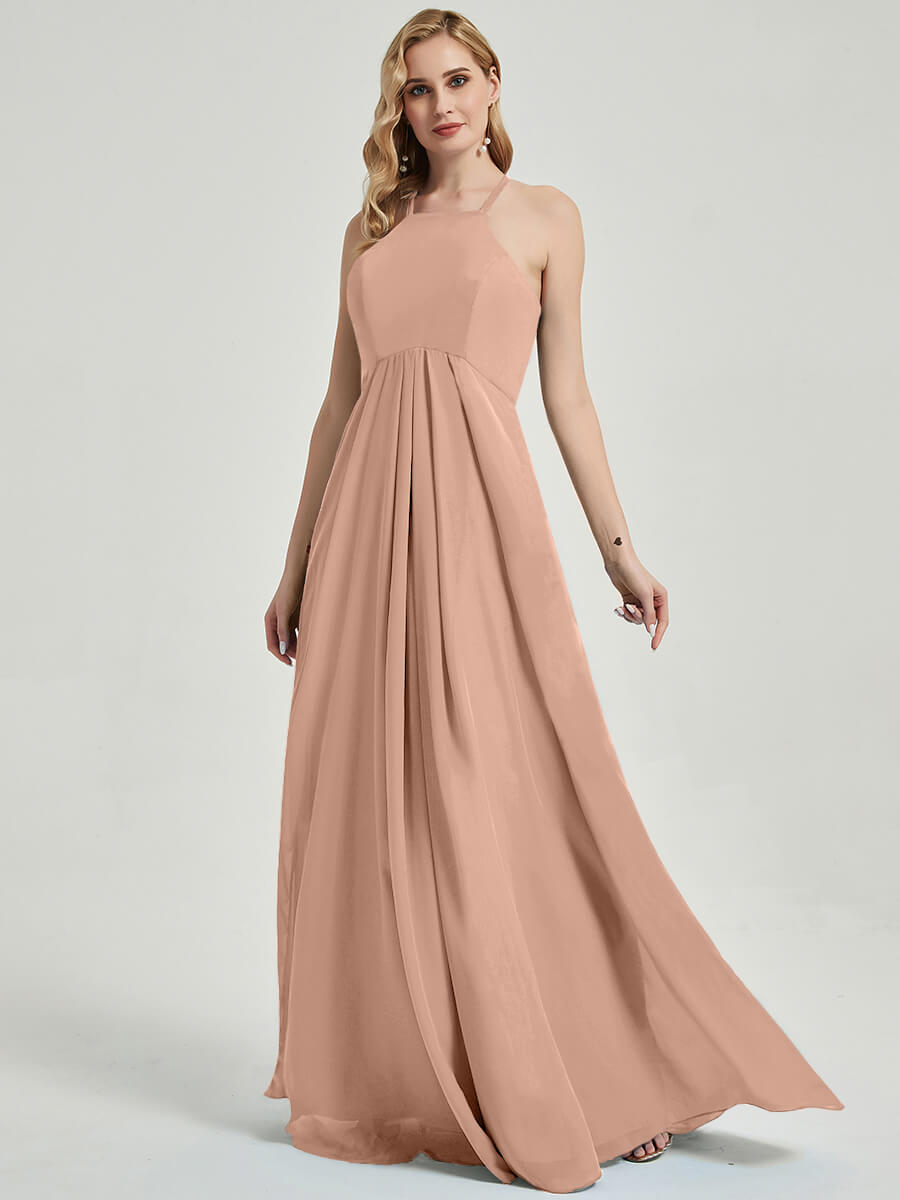 English Rose Chiffon Bridesmaid Dress Sarah