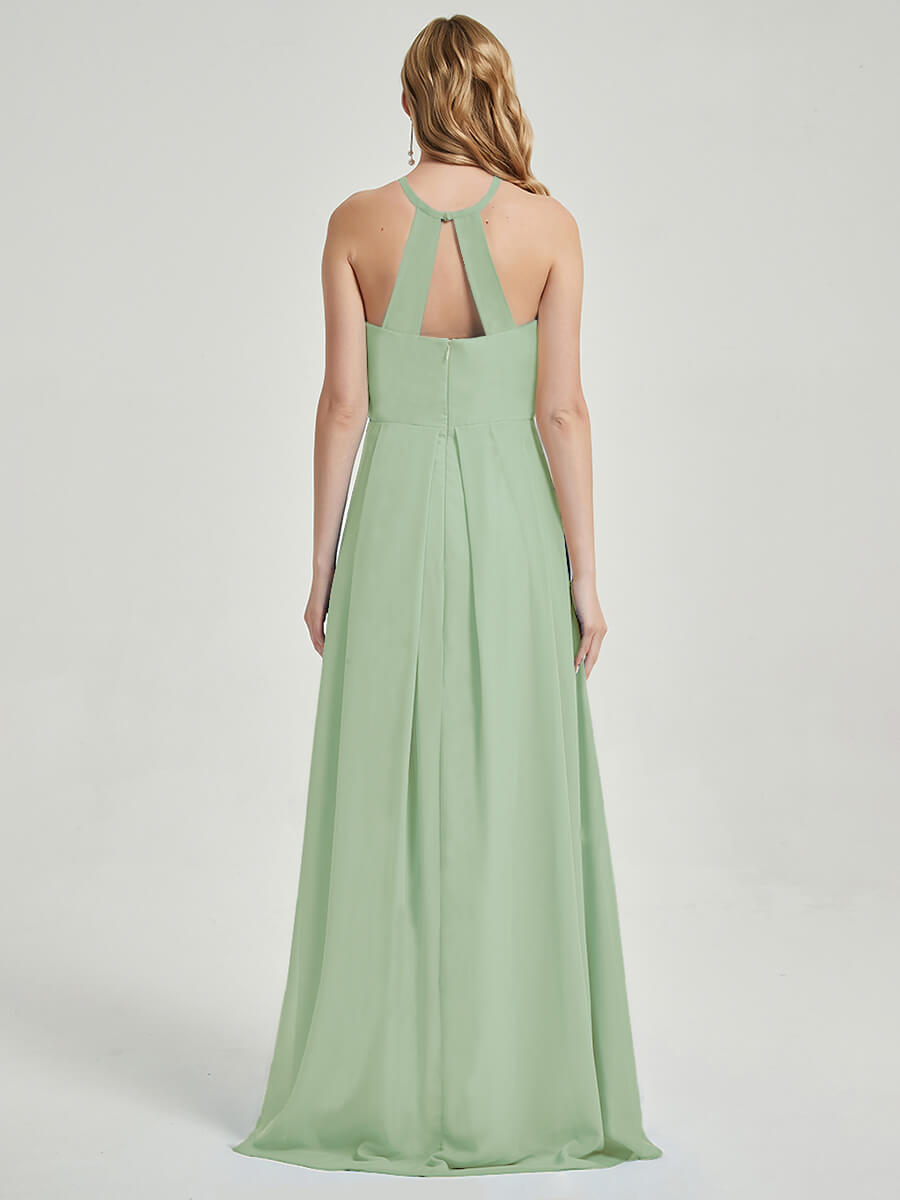 Sage Green Chiffon Bridesmaid Dress Sarah