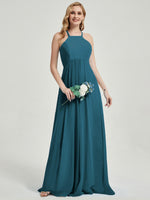 Teal Chiffon Bridesmaid Dress Sarah