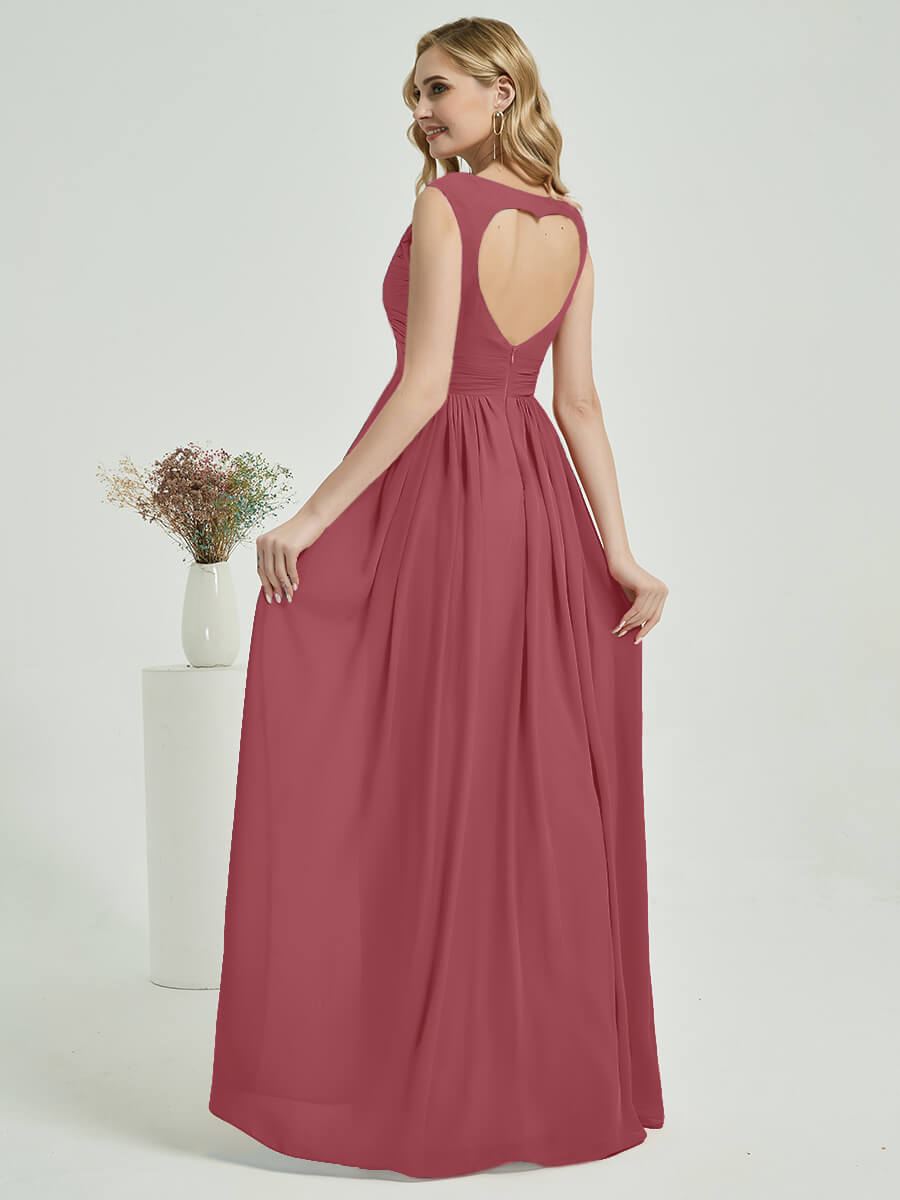 Desert Rose Chiffon Bridesmaid Dress Raanana