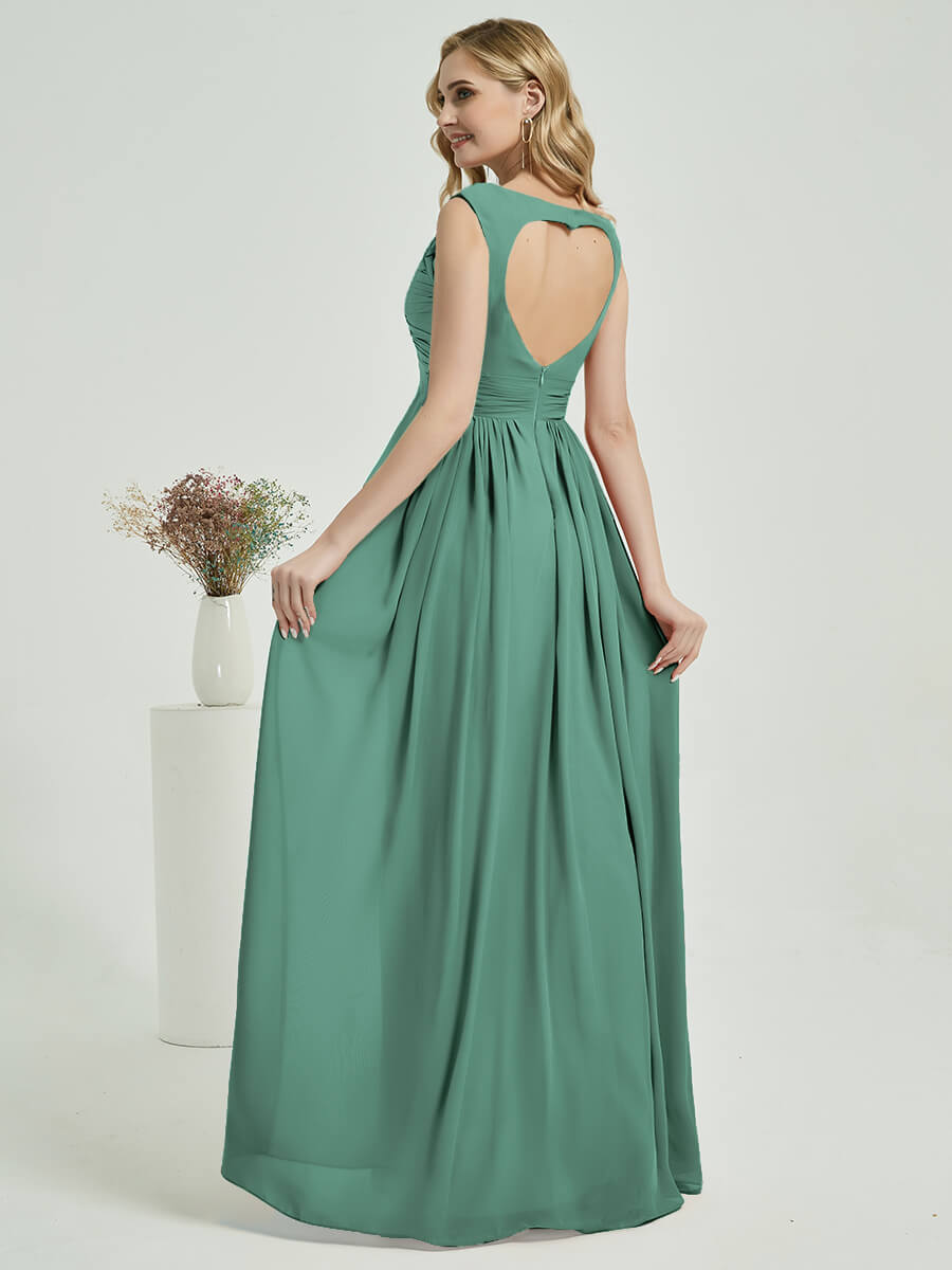 Eucalyptus Chiffon Bridesmaid Dress Raanana