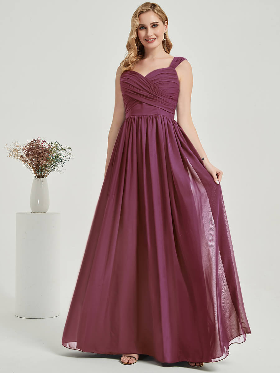 Mulberry Chiffon Bridesmaid Dress Raanana