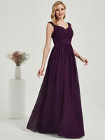 Floor Length Chiffon Bridesmaid Dress Raanana With Cutout At The Back