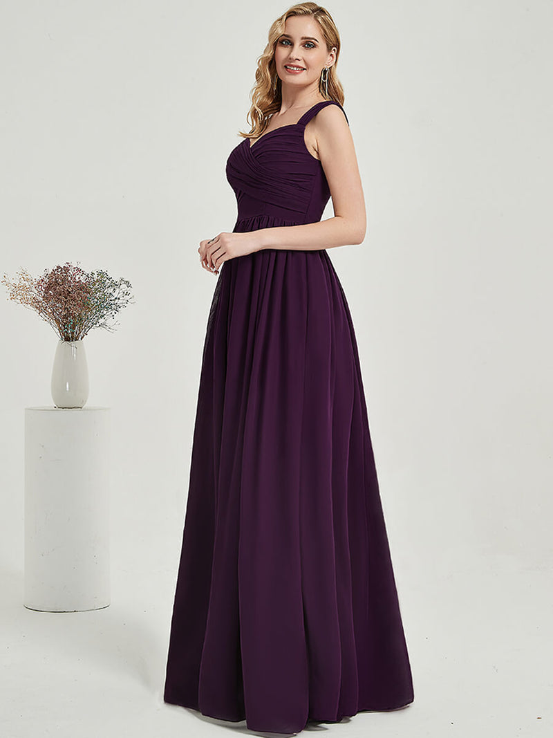 Floor Length Chiffon Bridesmaid Dress Raanana