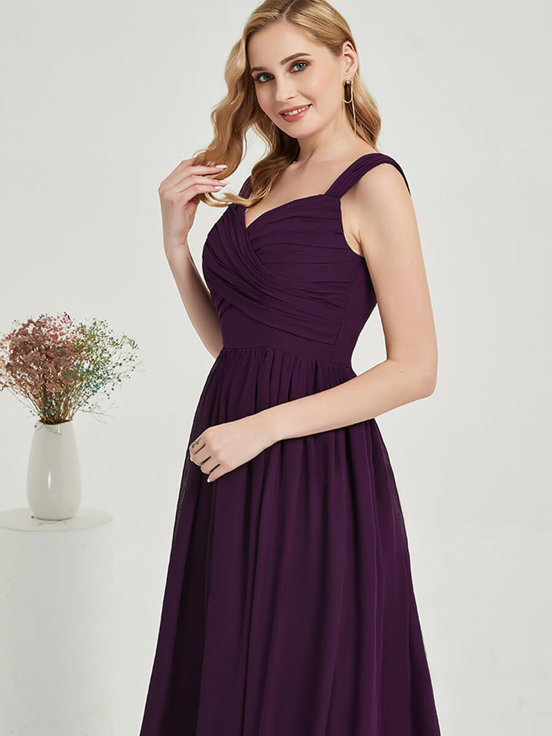 Floor Length Chiffon Bridesmaid Dress Raanana