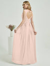 Pearl Pink Chiffon Bridesmaid Dress Raanana