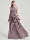 Floor Lengh Chiffon Dusk  Bridesmaid Dress Belinda