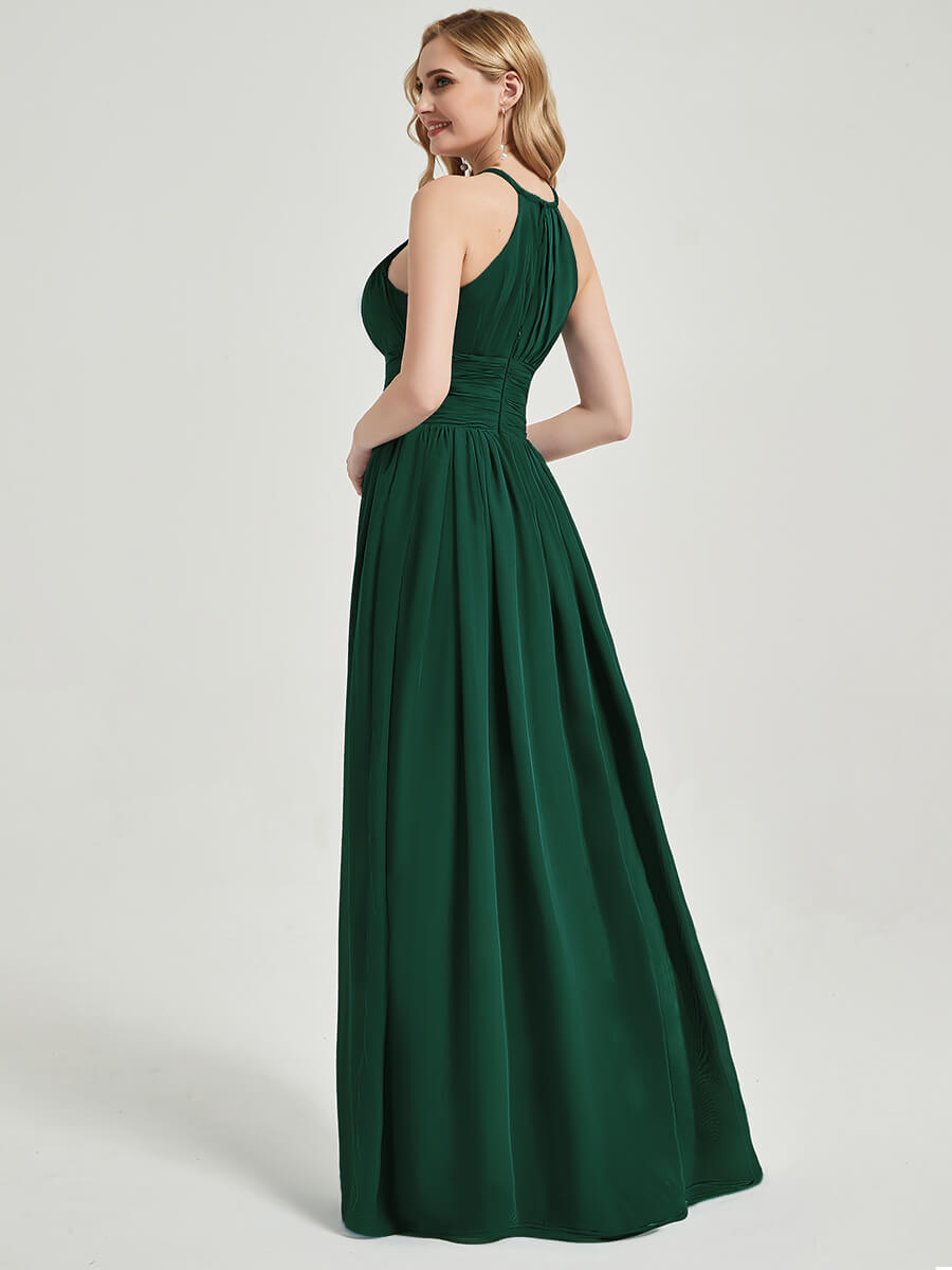 Emerald Green Chiffon Bridesmaid Dress Belinda