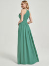 Floor Lengh Eucalyptus Chiffon Bridesmaid Dress Belinda