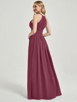 Mulberry Chiffon Bridesmaid Dress Belinda