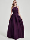 Plum Chiffon Bridesmaid Dress Belinda