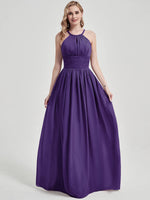 Royal Purple Chiffon Bridesmaid Dress Belinda