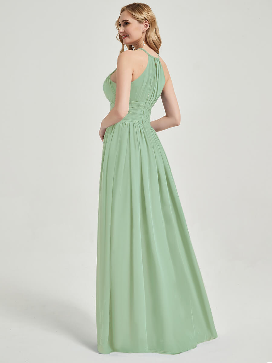 Sage Green Chiffon Bridesmaid Dress Belinda