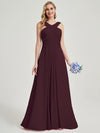 Cabernet Chiffon Bridesmaid Kaytlyn