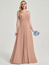 English Rose Chiffon Bridesmaid Kaytlyn