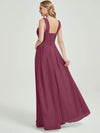 Mulberry Chiffon Bridesmaid Kaytlyn