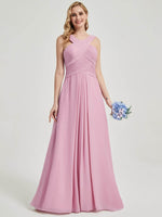 Mauve Chiffon Bridesmaid Kaytlyn