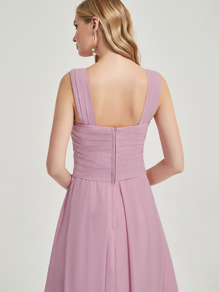 Mauve Chiffon Bridesmaid Kaytlyn