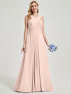 Pearl Pink Chiffon Bridesmaid Kaytlyn