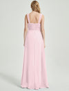 Blush Chiffon Bridesmaid Dress Rosalind