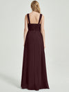 Cabernet Chiffon Fabric Bridesmaid Dress