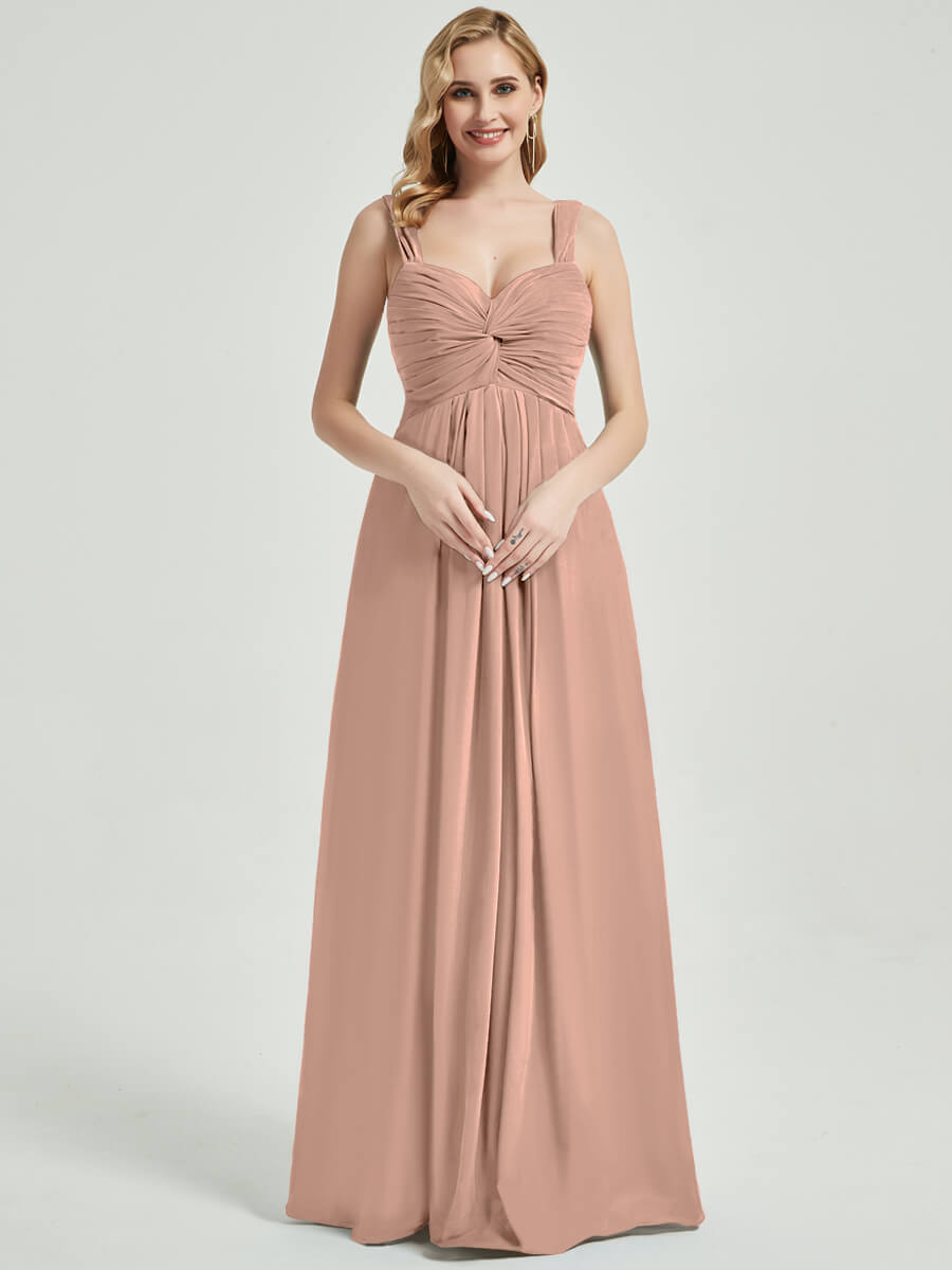 English Rose Chiffon Bridesmaid Dress Rosalind